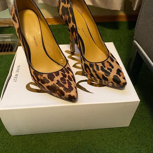 Nine West Love Fury leopard print pumps size 7 - Picture 2 of 8